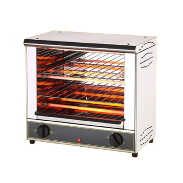 Equipex BAR-200/1 Roller Grill Toaster Oven Double Shelf Open-style