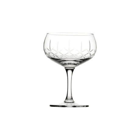 Steelite UR90713 Coupe Glass 5.5 Oz (H 4-3/4" M 3-1/4" T 3-1/8" B 2-5/8") Crystaline