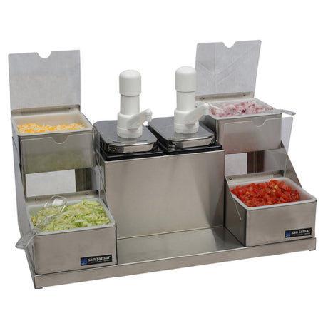 Carlisle P9724 San Jamar Condiment Center Countertop Self-service