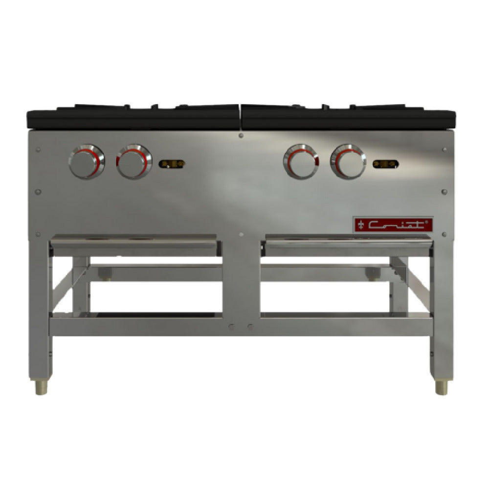 Coriat USA EC-2 - Stock Pot Range, Gas, 36 7/32"W X 20 5/64"D X 25 31/32"H