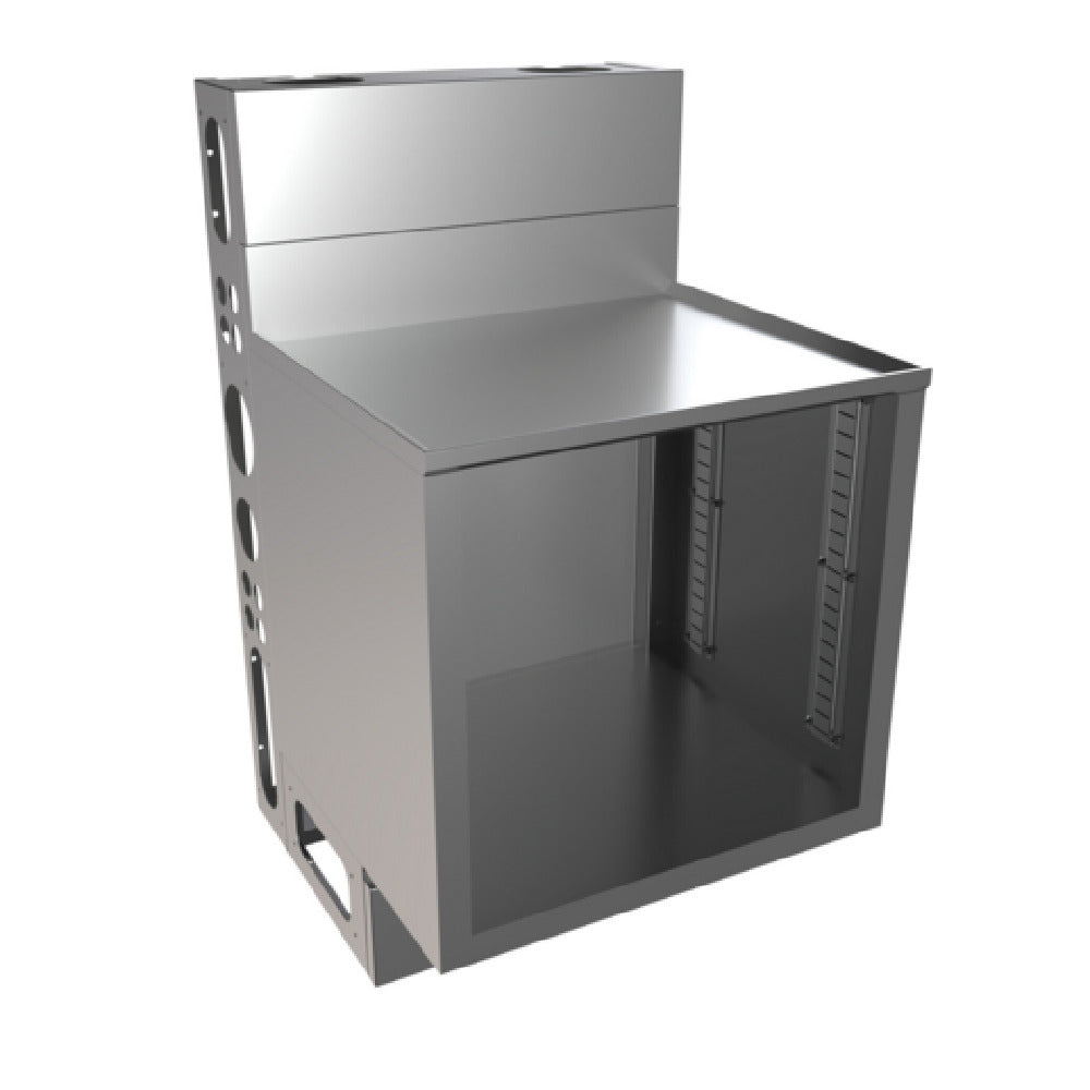 BK Resources UBC-DW-21-W24 Top Shelf Underbar Cabinet Flat Top With Raised Edge