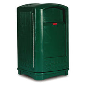Rubbermaid FG396400DGRN - Plaza™ Container, 50 Gallon, 24-3/4"W X 25-1/4"D X 42-1/8"H
