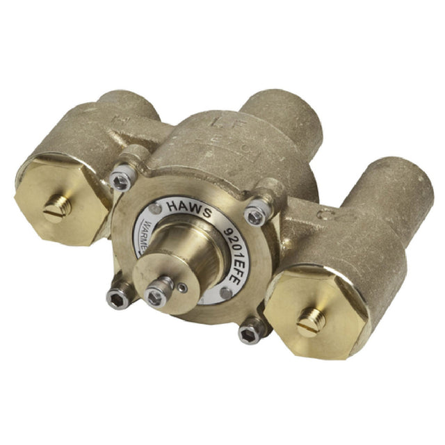 T&S Brass EW-9201EF Thermostatic Mixing Valve Supplies Tempered Water From 2 To 7 GPM At 30 PSI