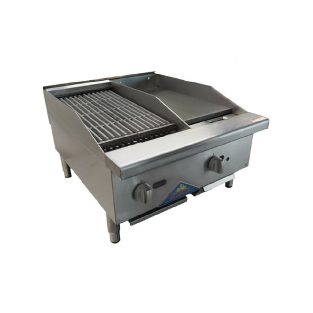 Comstock-Castle CS-12C-12G - Griddle / Char-Broiler, Countertop, Gas