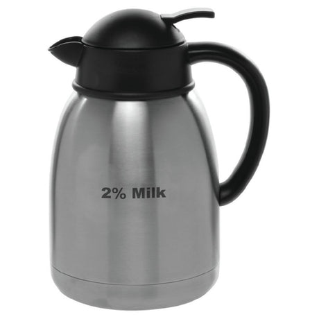 Hubert 44002 - Decanter, "2% Milk" Imprinted, 1-1/2 Liter