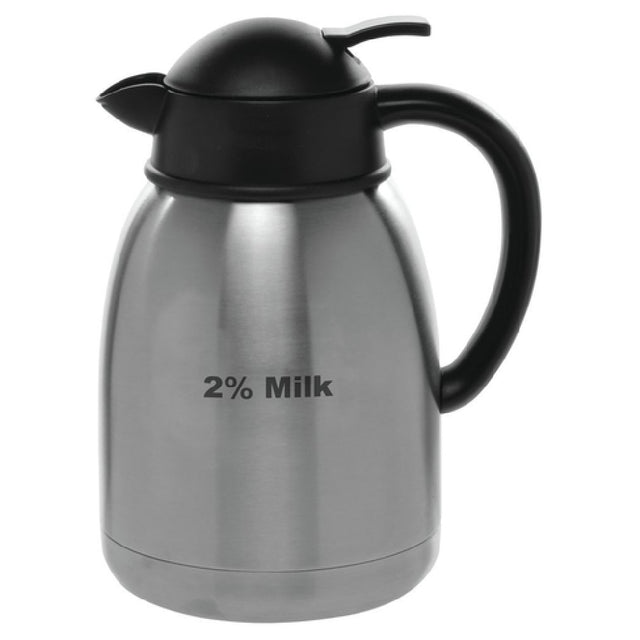 Hubert 44002 - Decanter, "2% Milk" Imprinted, 1-1/2 Liter