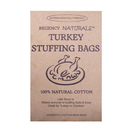 Harold Import Co. RW875N Regency Wraps Naturals™ Turkey Stuffing Bag 100% Cotton Compostable