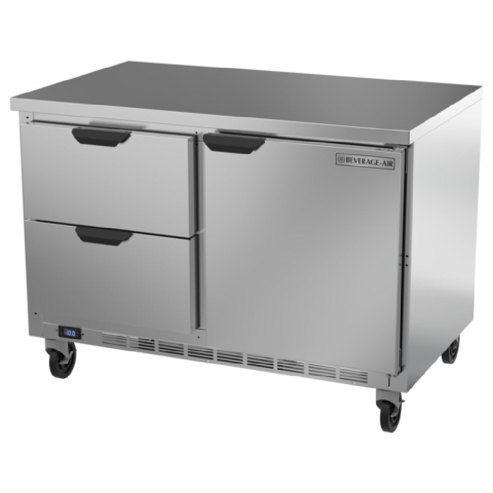 Beverage Air WTFD48AHC-2-FLT Worktop Freezer Two-section 48"W