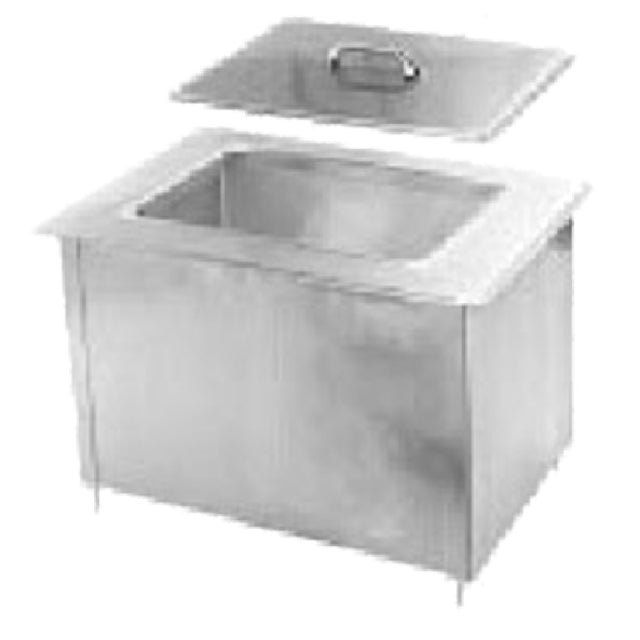 Randell 9510IC Drop-In Ice Bin 21-1/4"W X 14-5/8"D 40 Lb. Insulated Ice Chest