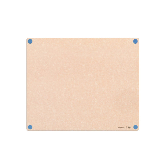 Epicurean 622-23190119 Epicurean HACCP Non-Slip Cutting Board 23" X 19" X 3/8" In Natural With Blue Seafood Feet