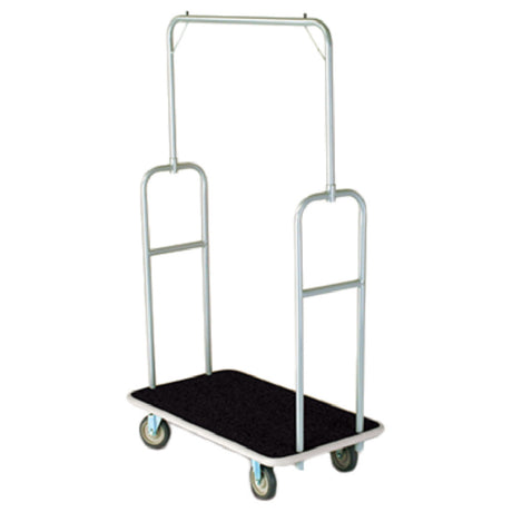 Forbes Industries 2431 Economy Luggage Cart Standard Silver Powder-epoxy Finish