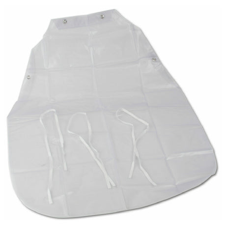 Royal Industries HYDRO Bib Apron 35" X 48" Vinyl Clear