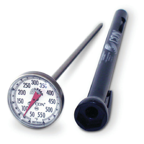 CDN IRT550 High Temperature Cooking Thermometer 50 To 550°F 1" (2.5cm) Magnified Dial