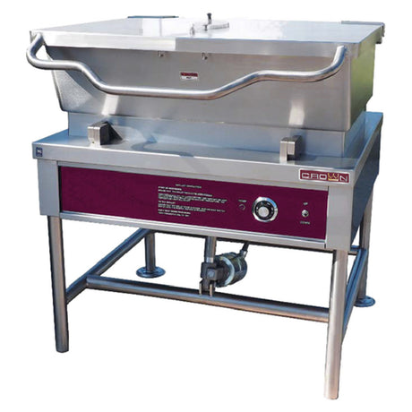 Crown Steam ELTS-40_240/60/3 Tilting Skillet Electric 40 Gallon Capacity