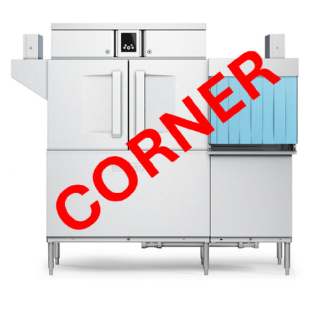 Hobart CL66C-BAS+BUILDUP Conveyor Dishwasher Single Tank With CORNER Scrapper