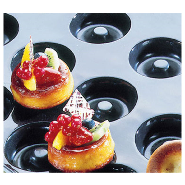 Matfer 336015 Flexipan® Savarin Mold 24 Per Sheet 2 Oz. Cap.