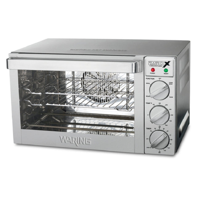 Waring WCO250XK Commercial Convection Oven Countertop 21"W X 19"D X 12"H