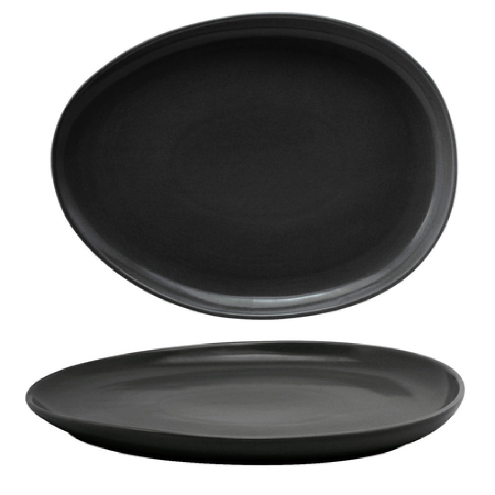 FOH DOS032BKP20 Tides™ Plate 13" X 9-3/4" Oval