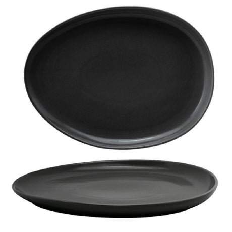 FOH DOS032BKP20 Tides™ Plate 13" X 9-3/4" Oval
