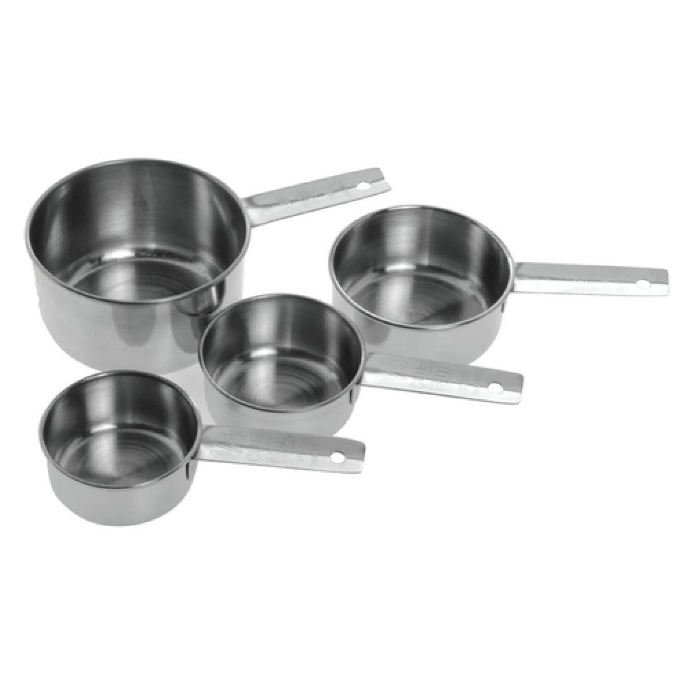 Hubert 71793 - Measuring Cup Set, 4-piece, Includes (1) Each: 1,1/2,1/3