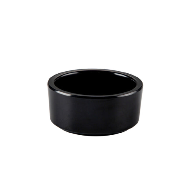 CAC China XRKF-2S-BLK Ramekin 2 Oz. 2-1/2" Dia.