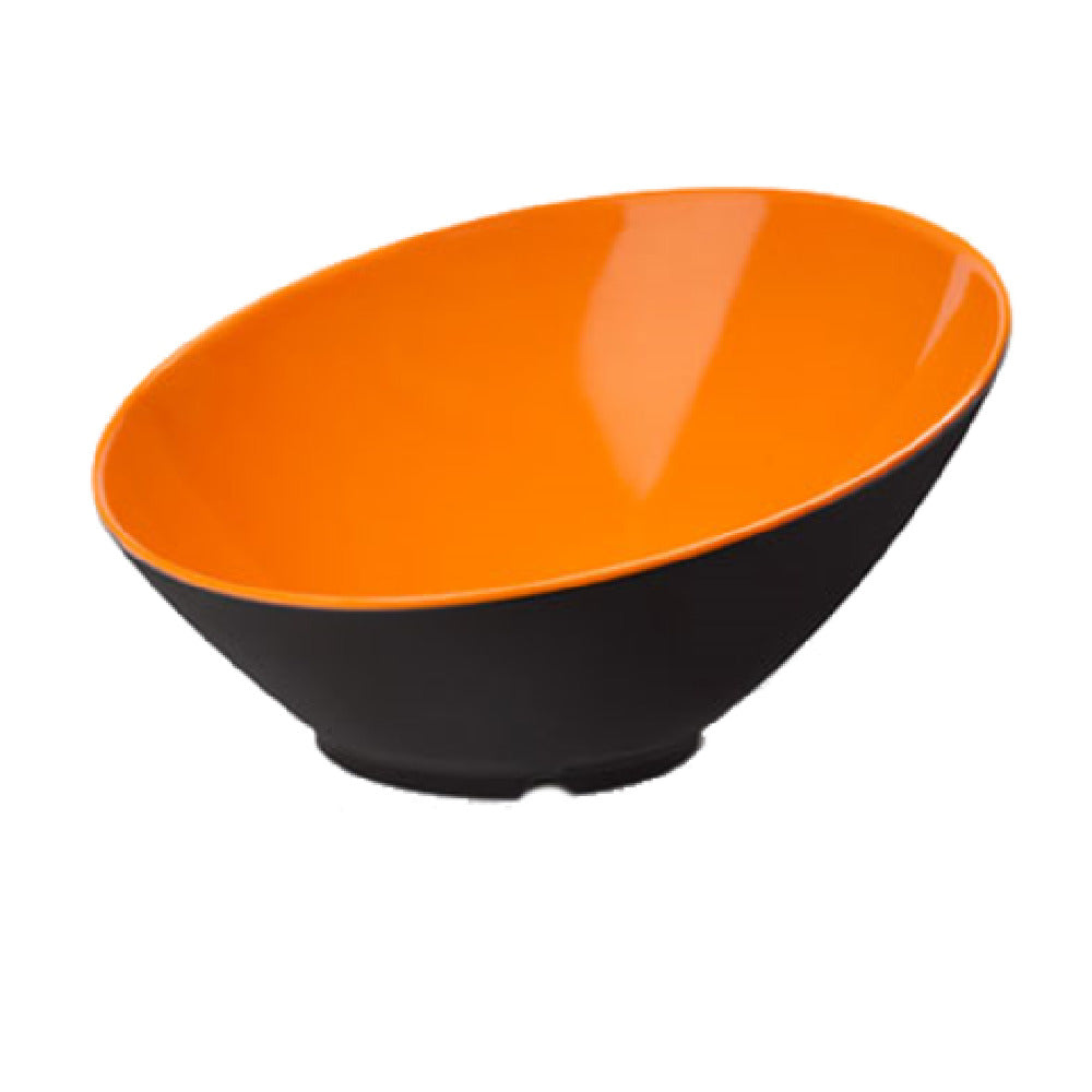 GET Enterprises B-788-OR/BK Brasilia­­™ Bowl 16 Oz. (28-1/2 Oz. Rim Full) 8" Dia. X 3-1/4"H