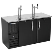 Beverage Air DDN58HC-B - Draft Beer Cooler, 58"W X 26-3/8"D X 49-5/16"H, 14.8 Cu. Ft.