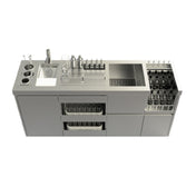 Krowne BB-PALOMA-S81 - Behind Bars Paloma System 81" Single Workstation, 25" Front To Back
