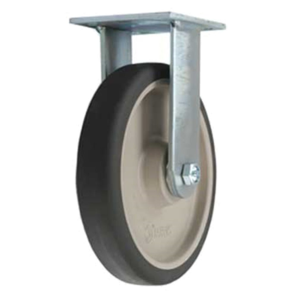 Forbes Industries 1638-R 8" Grey Poly-lok Wheel With Rigid Caster