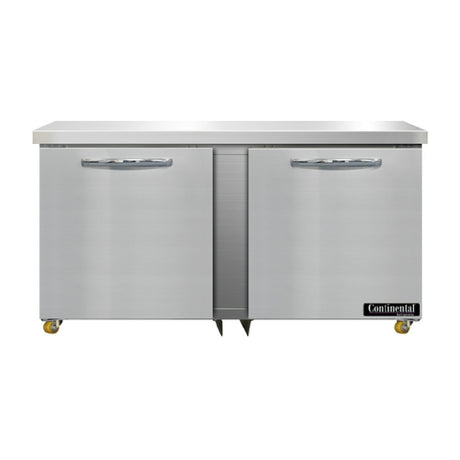 Continental Refrigerator DF60N-U Designer Line Undercounter Freezer 60"W Two-section