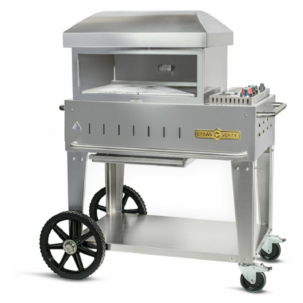 Crown Verity CV-PZ-24-MB Mobile Series Pizza Oven LP Gas 24"