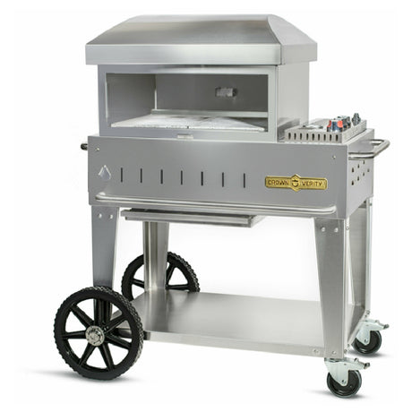 Crown Verity CV-PZ24-MB Mobile Series Pizza Oven LP Gas 24"