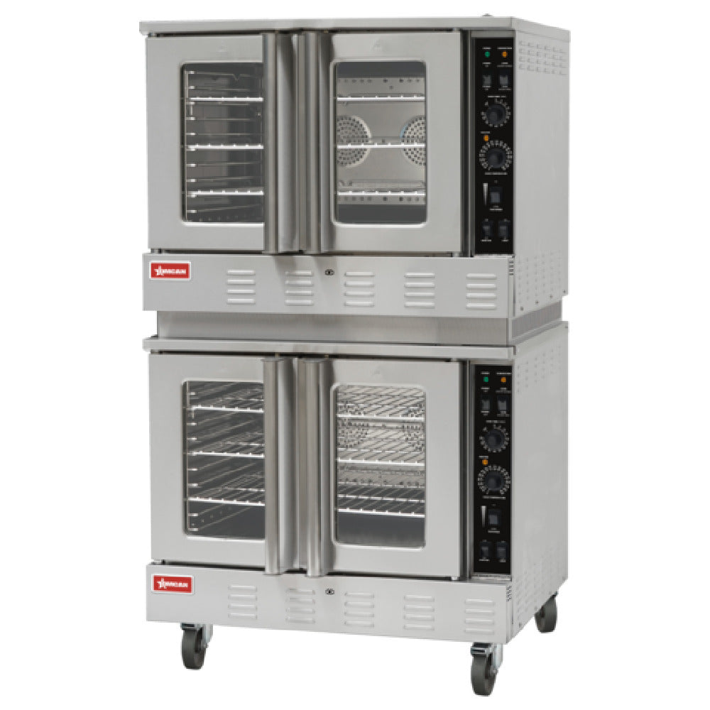 Omcan 48060 (CE-CN-0002-NG) Convection Oven Gas Double Deck