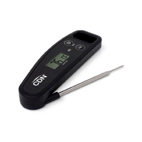 CDN DT572-BK Digital Folding Thermometer 58 To +572°F (-50 To +300°C) 4-second Response