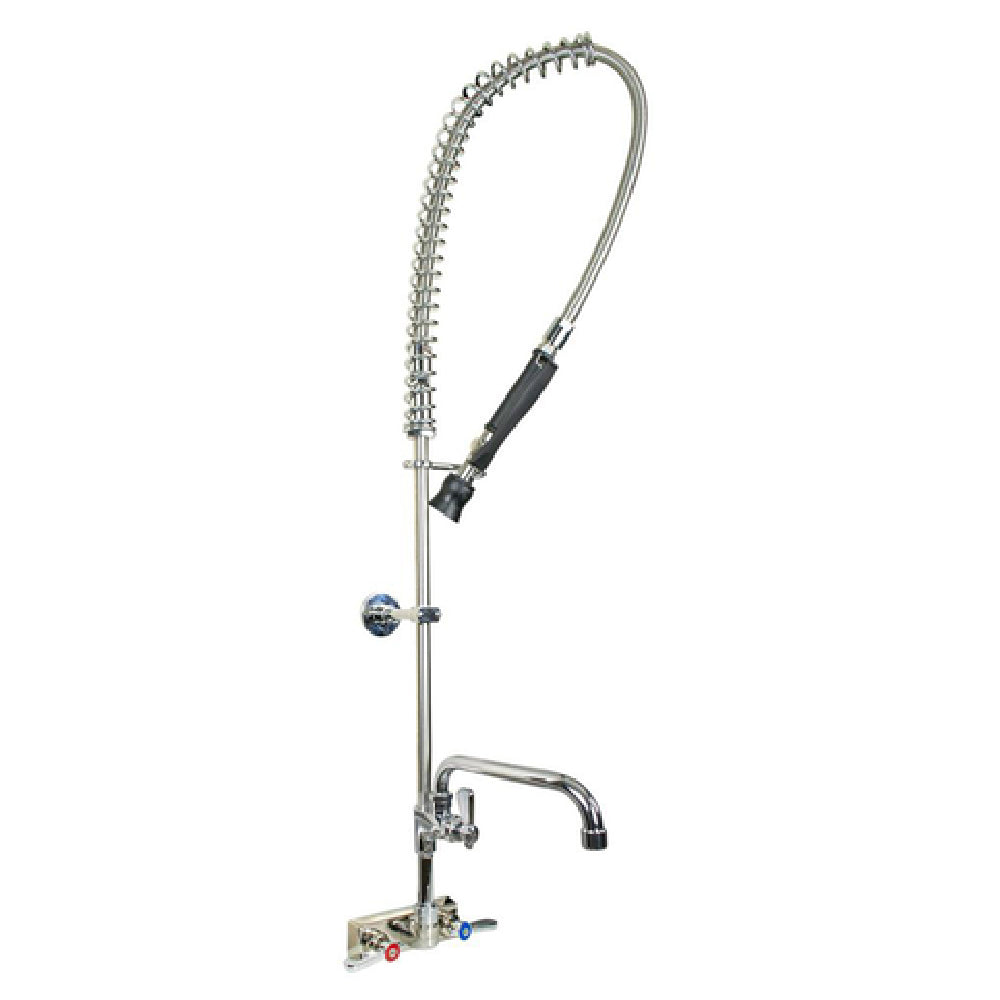 BK Resources EVO-4SMPR-AF12 Evolution Pre-Rinse Assembly With Add-on Faucet Splash Mount