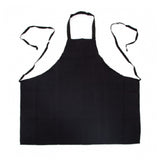 Chef Approved 1670263BK Bib Apron 34" X 34" No Pockets