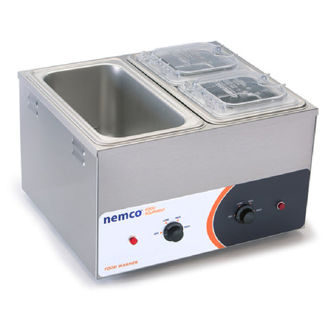 Nemco 6140 Fractional Food Warmer Dual-well Accepts 1/3 Size Or (2) 1/6 Size Pans (not Included)