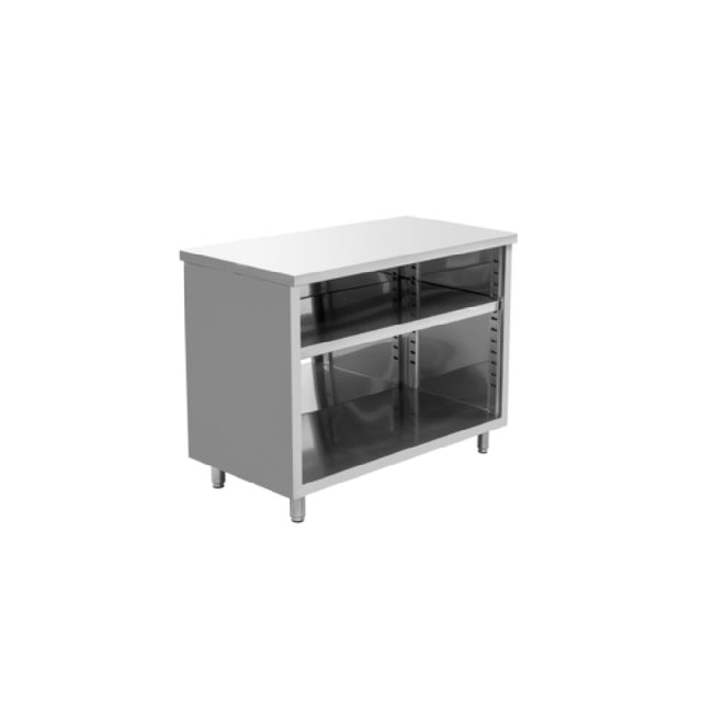 Hubert 24689 - Kratos® Enclosed Worktable, 48"W X 24"D X 36"H, 16 Ga