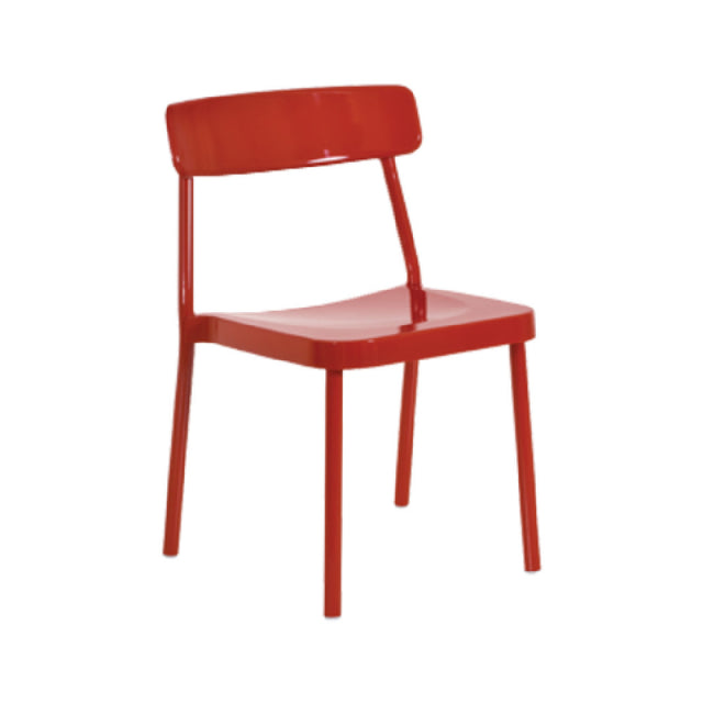 Emuamericas Llc E280 Grace Stacking Side Chair Outdoor/indoor Solid Seat And Back