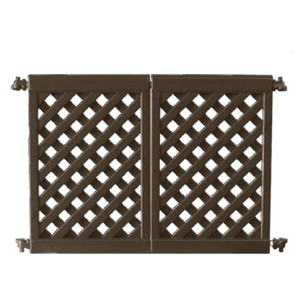 Grosfillex US962423 Fence Panel 2-panel Section Interlocking