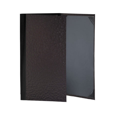 Risch METRO-3V 8.5X14 Metro Iron Or Mesh Hardback Metallic Menu Cover (specify Pattern And Color)