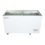 Empura E-CFCG-12 - Oblique Curved Lid Chest Freezer, 54.92"W X 25.75"D X 36.89"H