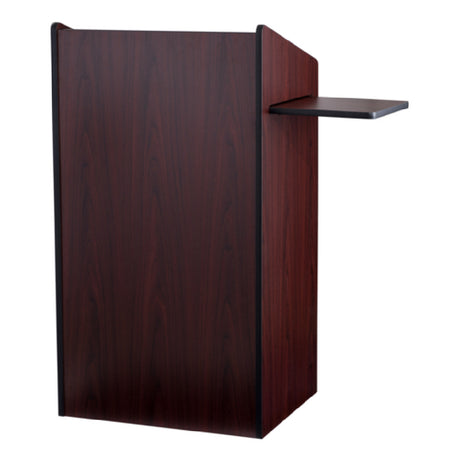 National Public Seating 600-MY Oklahoma Sound® Aristocrat Floor Lectern Mahogany