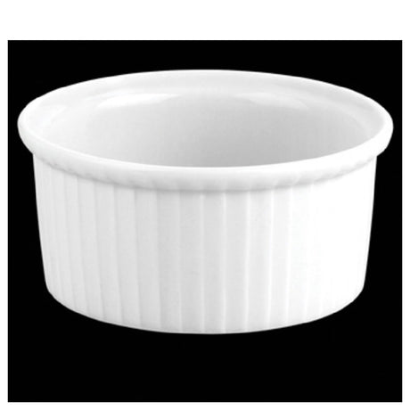 Steelite 6634V737 Ramekin Plissé NO.15-1/2 Oz. 3-1/2" Dia.