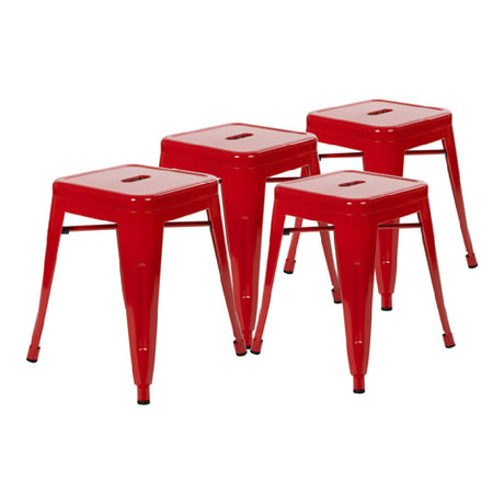 Flash Furniture ET-BT3503-18-RED-GG Stool 18"H 250lb Weight Capacity