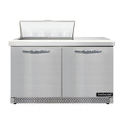 Continental Refrigerator D48N8-FB Designer Line Sandwich Unit Front Breather 48"W