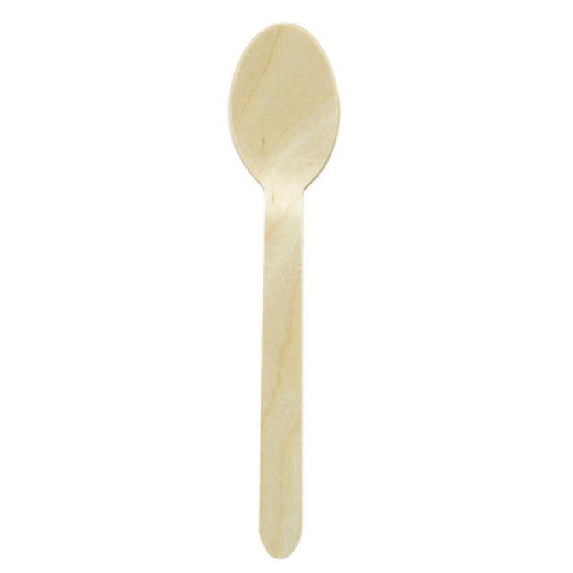 PacknWood 210CVB3 - Eco Spoon 6.2", Compostable, Biodegradable