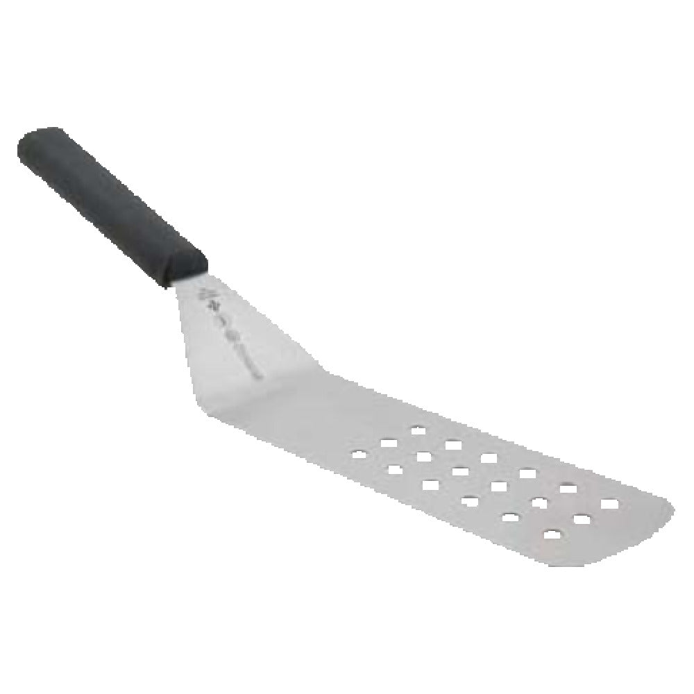 Franklin Machine Products 137-1319 Mundial® Perforated Turner 8" Blade Black Polypropylene Handle