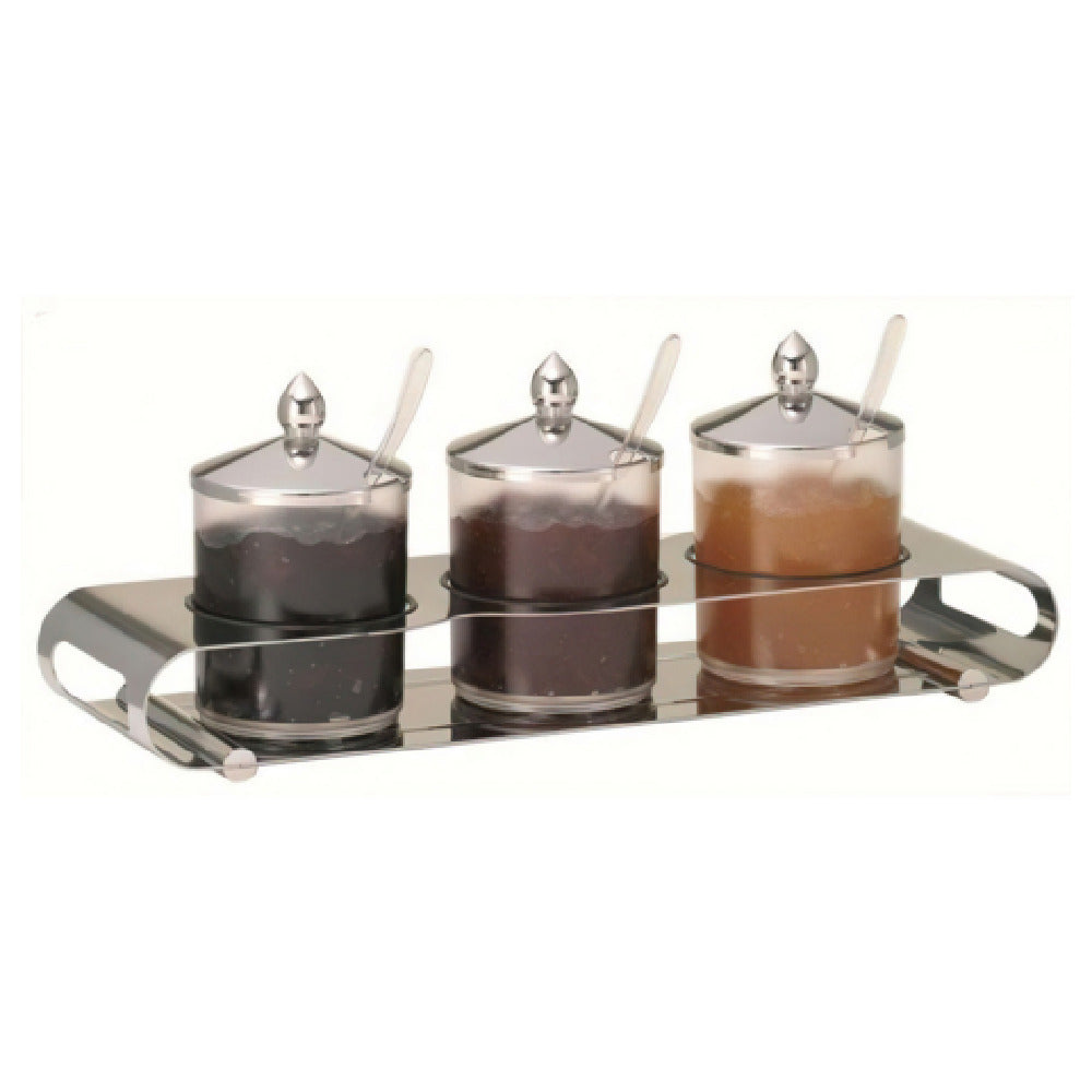 GET Enterprises ECO018E Frilich® Elegance Jam Bar Trio Includes: (3) 0.63 Qt. (0.15 Gallon / 0.6 Liter) Containers