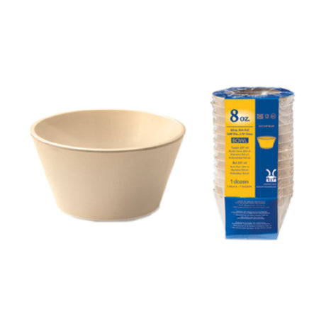 GET Enterprises SP-BC-007-T Supermel™ Bouillon Cup 8 Oz. (8.6 Oz. Rim Full) 4" Dia. X 2-1/4"H